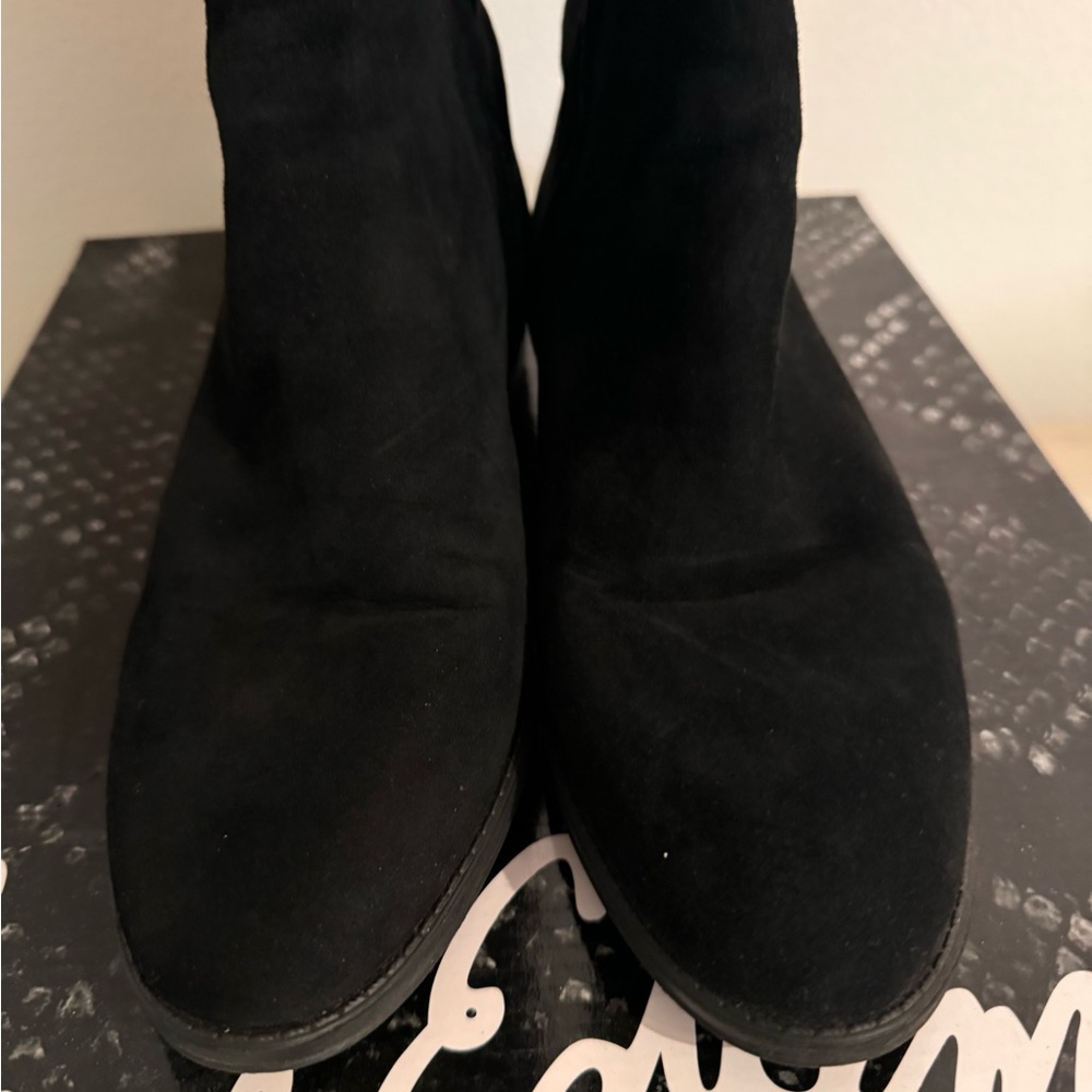 Black suede boots Sam Edelman